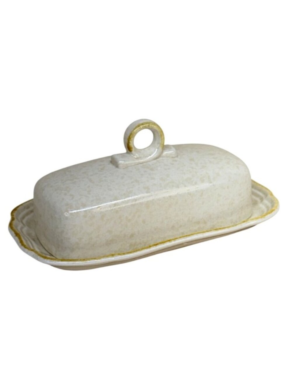 Mikasa Country Charm FG000 Covered Butter Dish Japan Goes with Strwflowers